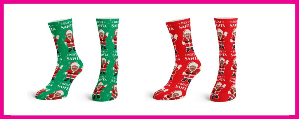 Santa Face Socks ()