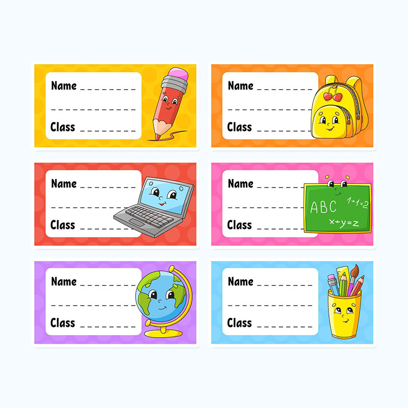 Back to School Labels