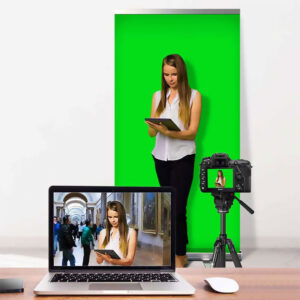 Pull Up Banner Green Screen 1000 x 2000 MM