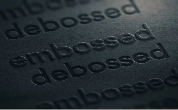 types of embossing