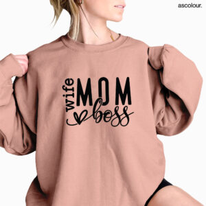 Mom Wife Boss Sweatshirt