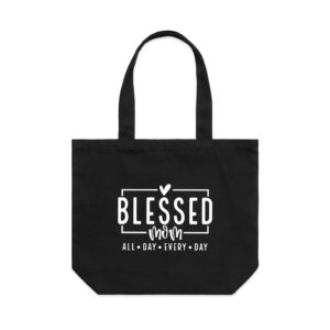 Blessed Mom Tote Bags